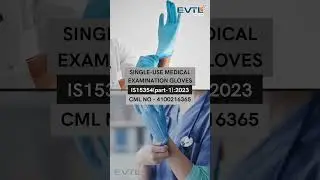 BIS Certification for medical examination gloves