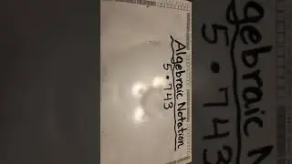 Algebraic Notation Method