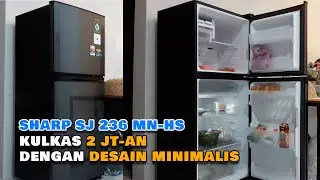 Review Kulkas Sharp SJ 236 MN-HS Kulkas 2 Pintu Dengan Desain Minimalis Warna Grey Silver
