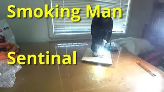 Smoking Man Sentinal with Tracking.   Laser Cut