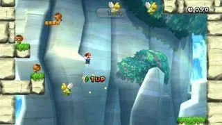 New Super Mario Bros. U - Challenges: Spin Jump, Get Dizzy (Wii U)