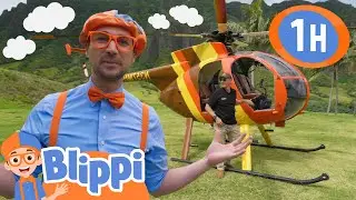 Blippi Flys Helicopters in Hawaii! 🌴🥥  | Live Action Shows For Kids | Kids Songs | Moonbug Kids