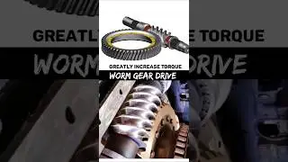 Worm Gear Drive | Greatly increase Torque #engineering #mechanism #gear #wormgear #torque #3ddesign
