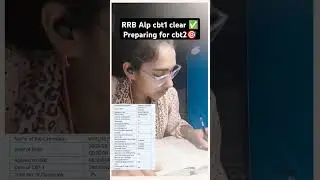 Rrb alp preparation #explore #motivation #rrb #rrbalp #studymotivation #exam #studytips #ytshorts