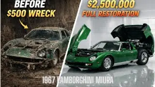 ASMR Car Restoration! 1967 Lamborghini Miura Full Restoration