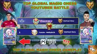 FAN LEE VRS WEBBYBROB - TOP GLOBAL YOUTUBER BATTLE - BEST MAGIC CHESS SYNERGY - MAGIC CHESS GO GO