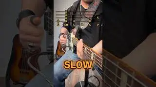 Double picking lick tutorials on bass #bassguitar #viralshorts #tutorial #bassist #music #pro