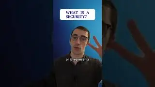 📈What is a Security - Finance Explained #securities #investing #invest