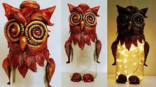 Glass Bottle Art/ Bottle Lamp