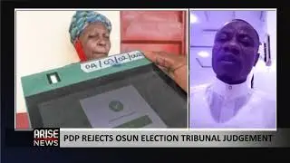 PDP REJECTS OSUN ELECTION TRIBUNAL JUDGEMENT