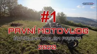 CryptoRider -  MOTOVLOG CZ/SK #1 - Prvn&iacute; MOTOVLOG a &scaron;otoliny kolem Prahy