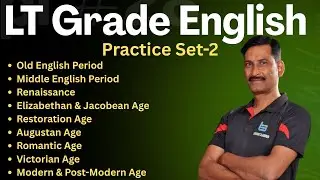 LT Grade English SET&ndash;2 | Literature + Grammar MCQs | Deep Concept Class | English by Biswani Sir