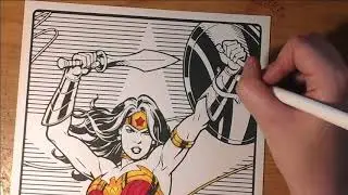 Wonder Woman Coloring page from Crayola Art With Edge, Justice League