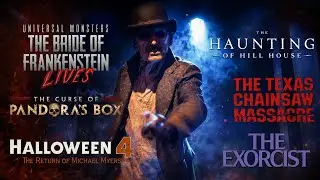 ALL Horror Nights Mazes Walkthrough | HHN Hollywood 2021