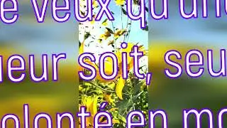 Je veux .