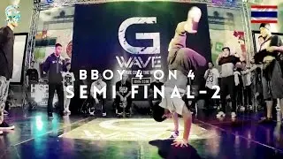 B-Boy 4:4 | Semi -2 | G-Wave Hispop International Competition 2015 Thailand