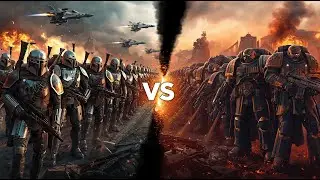 Star Wars Mandalorianer vs Warhammer 40K Spacemarines - Who Would Win? UEBS 2