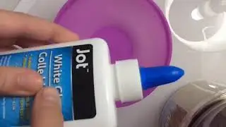 Trying out dollar tree glue for slime!