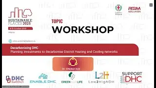 Workshop - Decarbonising DHC:Planning investments to decarbonise district heating & cooling networks