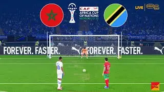 MAROC vs TANZANIE - Penalty Shootout | Coupe d'Afrique des Nations de la CAF | eFootball PES