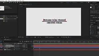 Use of Alpha Matte to Animate Text | Adobe After Effect - Tutorial