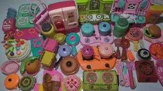 ASMR Satisfying | Miniature Plastic kitchen Set | Mini Cooking Toy Collection