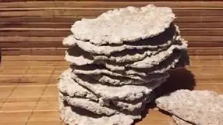 Sprouted Wheat Crackers - Galletas de brotes de trigo