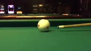 ビリヤード　引き球　ミスジャンプスロー