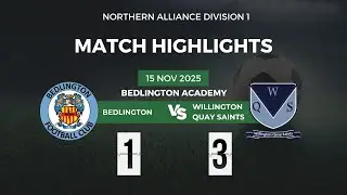 Highlights: Bedlington 1-3 Willington Quay Saints