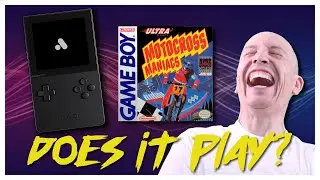 Motocross Maniacs Gameboy '1990, Analogue Pocket 2025.