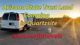 Arizona State Trust Land camping, in Quartzsite