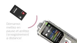 DVT6500 Philips Voice Tracer - T&eacute;l&eacute;commande sans fil - FR