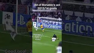 All of Ronaldo&rsquo;s goals in 2013/14 champions league 🐐 #football #ronaldo #soccerplayer #fyp #ucl