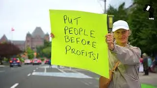 Toronto rallies against #DougFord's for-profit health care privatization schemes