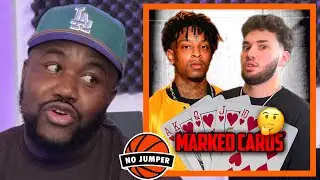21 Savage Got Caught Trying to Scam Adin Ross by Using Marked Cards For His Gambling Stream