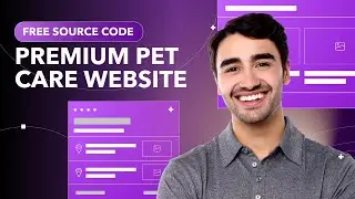 Premium Pet Care Website Using HTML + Talwind CSS | Free Source Code