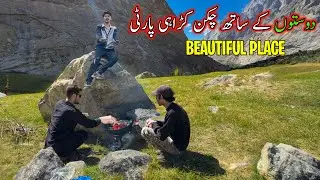 Chicken Karahi Party With Friends | Beautiful Place | Dumsum Valley | Kamran Village Vlogs