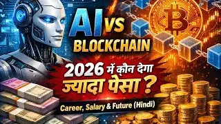 AI vs Blockchain: 2026 में कौन देगा ज्यादा पैसा? | Career, Salary & Future (Hindi)