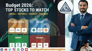 Budget2026-Top Stock Watchlists:Infrastructure, Defence,Railway&Energy@adityafinancialinsights#viral