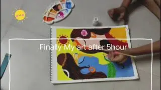 Finally i completed my art after 5 hour rate my art# art