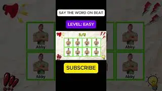 Say The Word On Beat Challenge | KPop Demon Hunters  Level Easy #sayonbeat #saythewordonbeat #kpdh