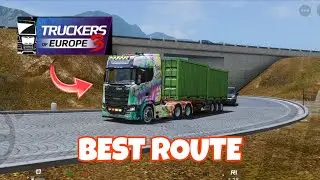 🚛 Best Routes in Truckers of Europe 3||🚛Wanda software 🙏🎁🙏||