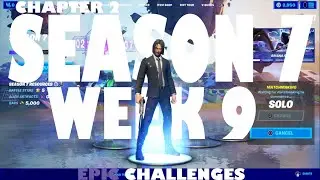 week 9 epic all challenges Fortnite Chapter 2 season 7