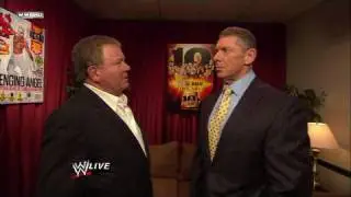 Mr. McMahon runs into a famous Canadian backstage