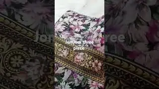 jomjom swiss cotton three piece in reasonable price #nisshash #beborbaad  #borbaad #foryou #viral