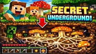 What's Hiding Under a Mushroom? | Minecraft Animation