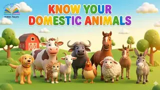 Learn Domestic Animals Easily | Fun Educational Video