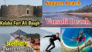 Discover Alibaug's Hidden Gems: Nagaon Beach | Kolaba Fort | Varsoli Beach | Alibaug Beach #mumbai