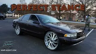 Чистая, как у бабушки, Chevrolet Impala SS 1996 года на 26-х колесах, сидит ИДЕАЛЬНО!!