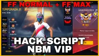 HACK FREE FIRE 🔥 Script 2 en 1 NBM VIP ANTIBAN | FF & FF MAX OB49 x32 + x64 bit | Android [Root]